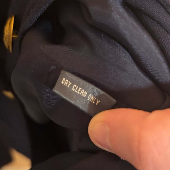 Lauren Ralph Lauren navy 100% wool crest blazer - Picture 6 of 6